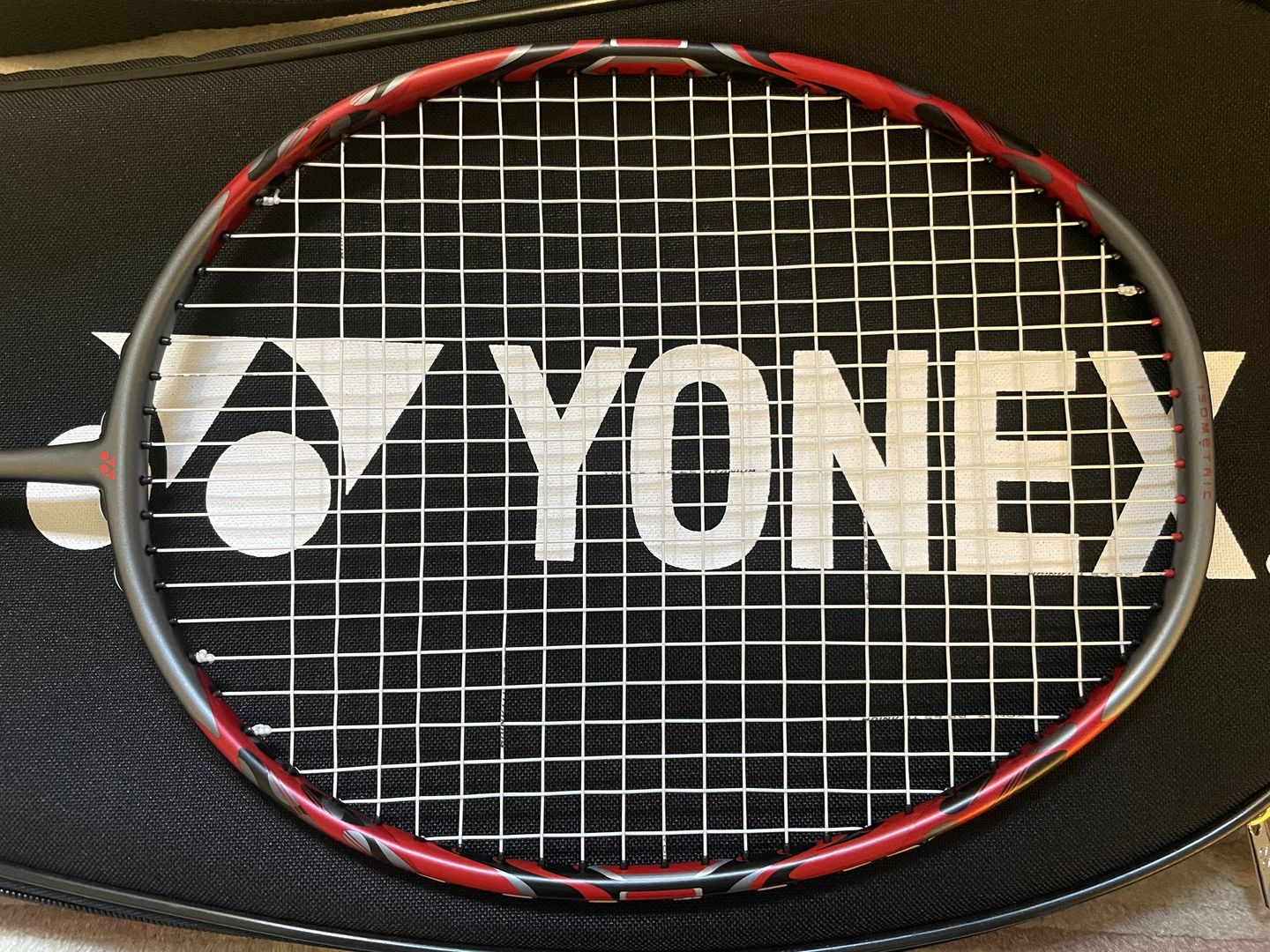 Customer photo review of Yonex Arcsaber 11 Pro Unstrung Badminton Racket [Red]
