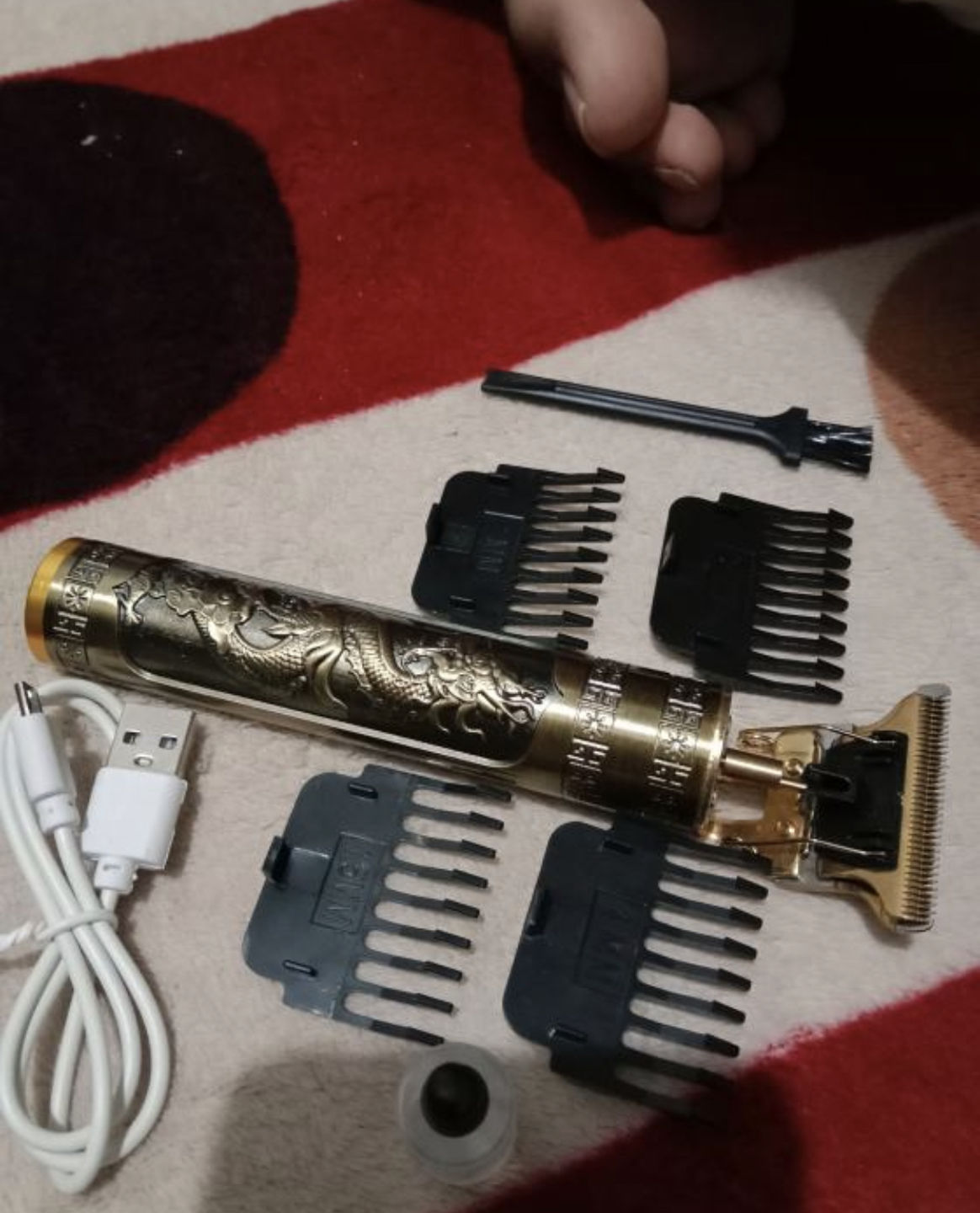 Customer photo review of Professional Cordless Hair Trimmer - (FREE Delivery)