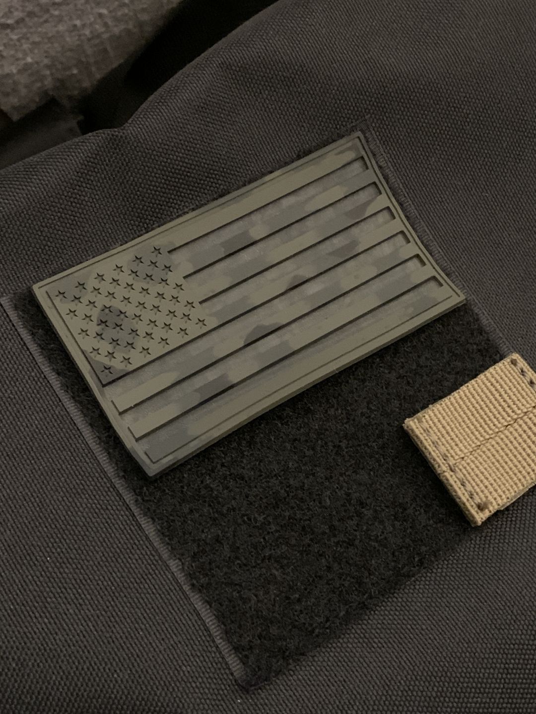 Customer photo review of Blended Camo American Flags