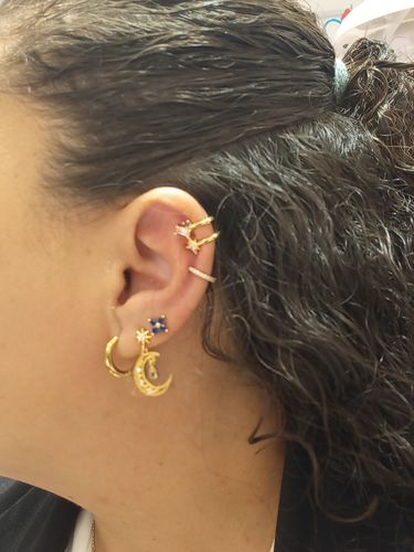 Customer photo review of Set de Aretes Osiris