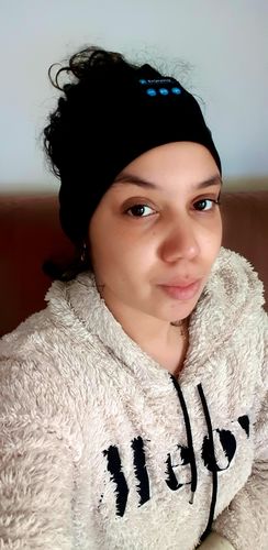 Customer photo review of SleepBand® | Bandeau bluetooth