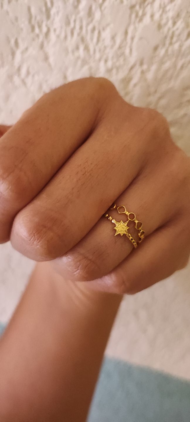 Customer photo review of Anillo Ajustable Star