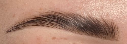 Customer photo review of Brow Lamination Kit