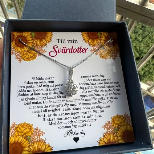 Customer photo review of Halsband-hänge från svärmor till svärdotter - För de bästa