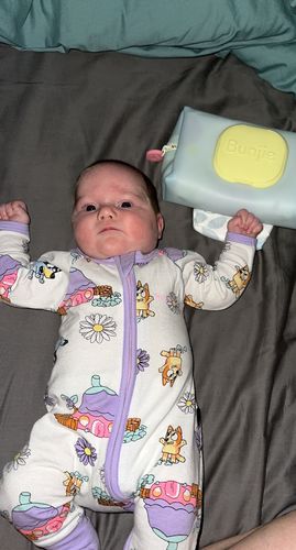 Customer photo review of Free Wipes Pouch - First Time Subscriber