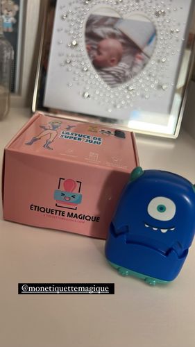 Customer photo review of Mon Étiquette Magique™️ - Petits Monstres