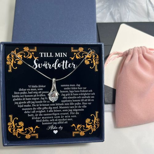 Customer photo review of Halsband-hänge från svärmor till svärdotter -  Älskar dig