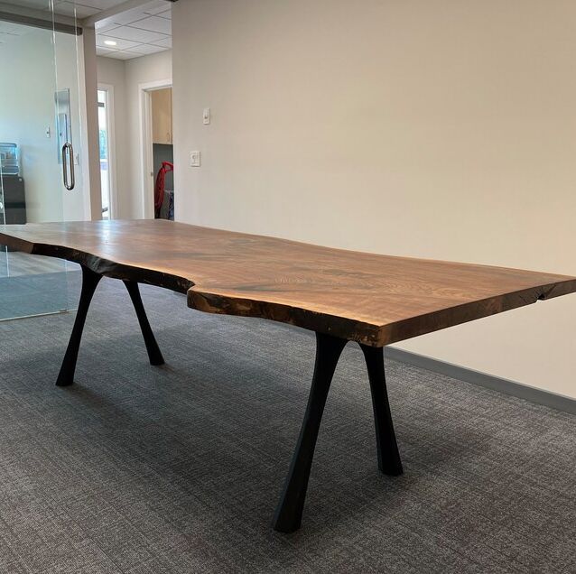 Customer photo review of Metal Table Legs - 414 Hatty - 24W, 28H inch - Set of 2 pcs - Flowyline