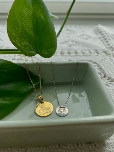 Customer photo review of Custom Big Love Necklace