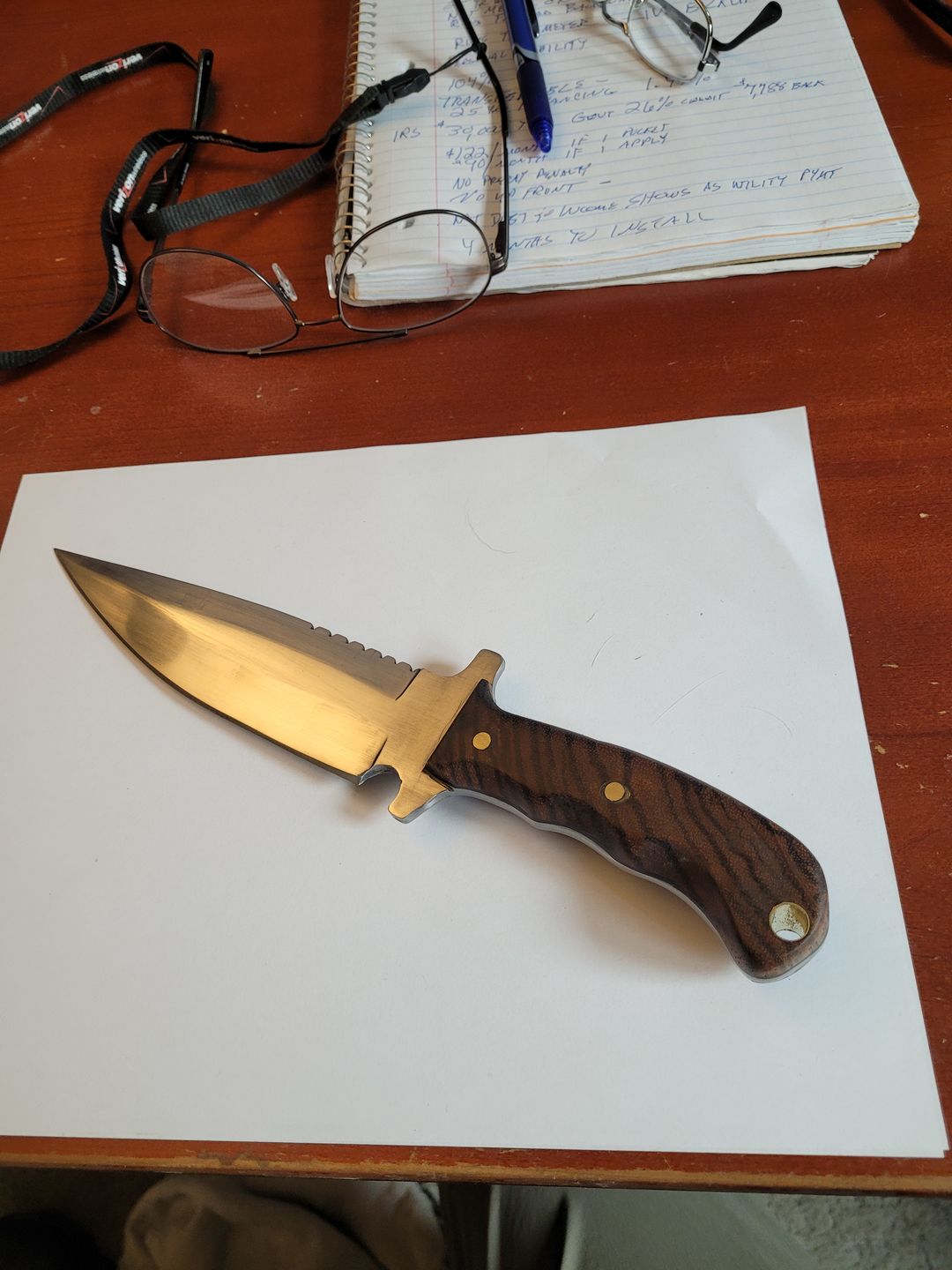 Customer photo review of 4" x 36" Sanding Belts for Stock Removal