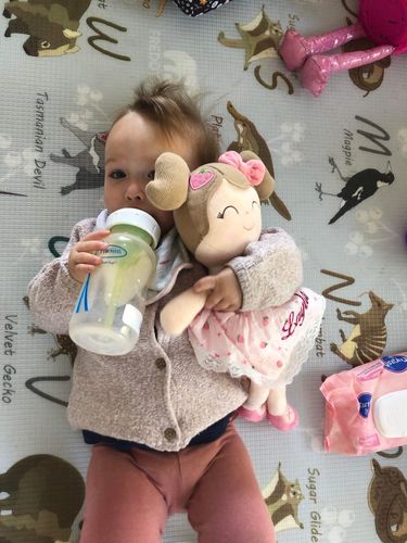 Customer photo review of Leyadoll Personalized Name Doll (Strawberry) with Gift Bag