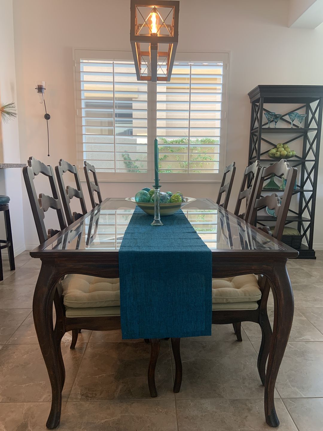 Customer photo review of Athena Table Runner