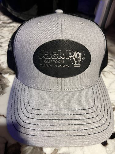 Customer photo review of [6 Pack] 112 Style Leather Patch Trucker Hats - Custom Shape Patch