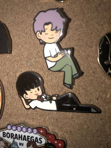 Customer photo review of Interactive Series Pins