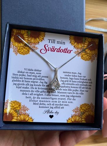 Customer photo review of Halsband-hänge från svärmor till svärdotter -  Älskar dig