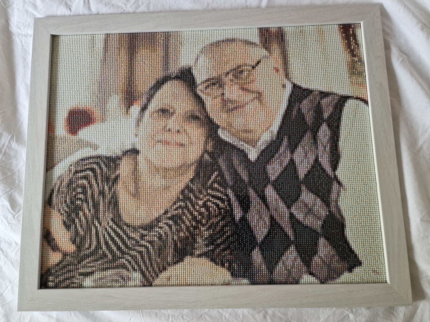 Customer photo review of Diamond Painting Personnalisé