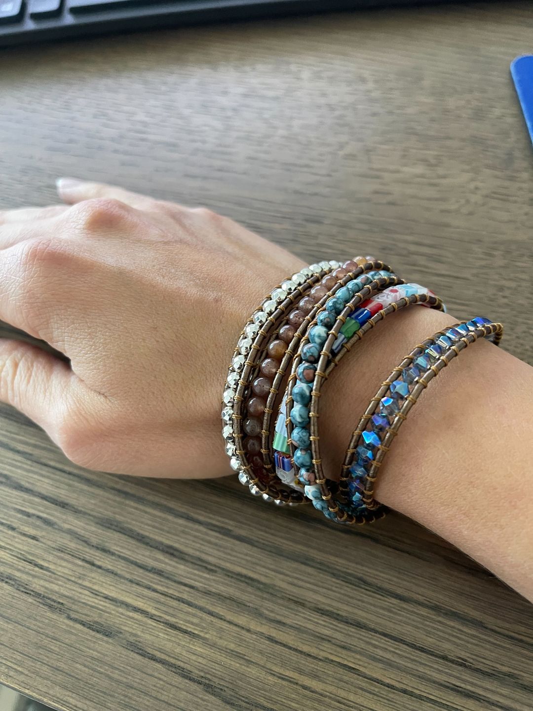 Customer photo review of Imperial Flower Protection Wrap Bracelet