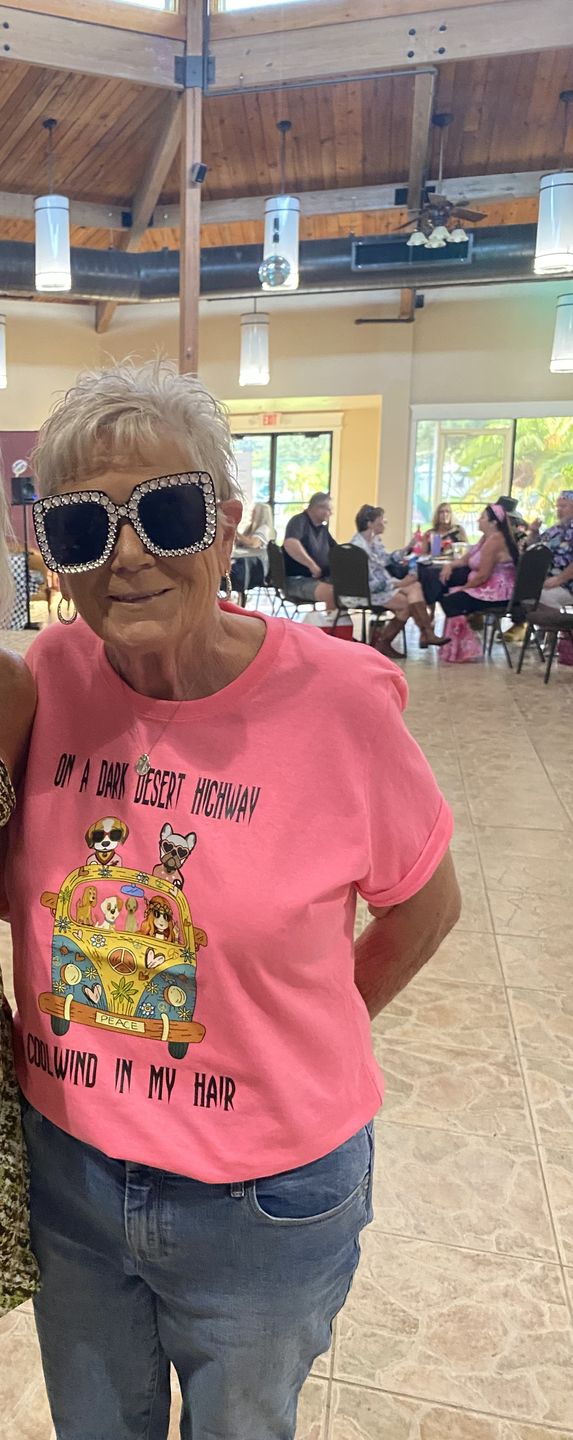 Customer photo review of " ON A DARK DESERT HIGHWAY COOLWIND IN MY HAIR..."Shirt