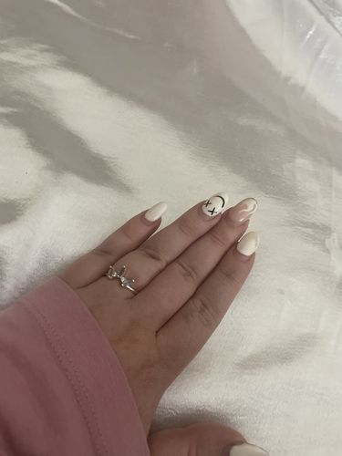 Customer photo review of Labradorite Crown Ring (Silver)