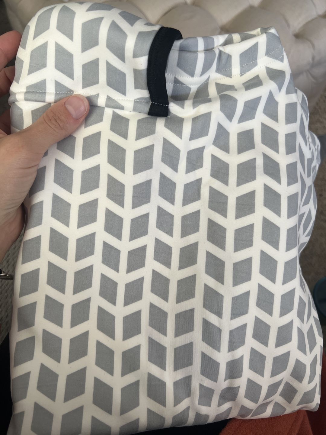 Customer photo review of Warmzy Baby Carseat Canopy (Kite)