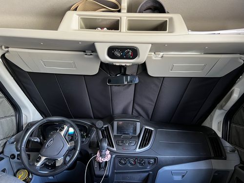 Customer photo review of Transit - Windshield Shade