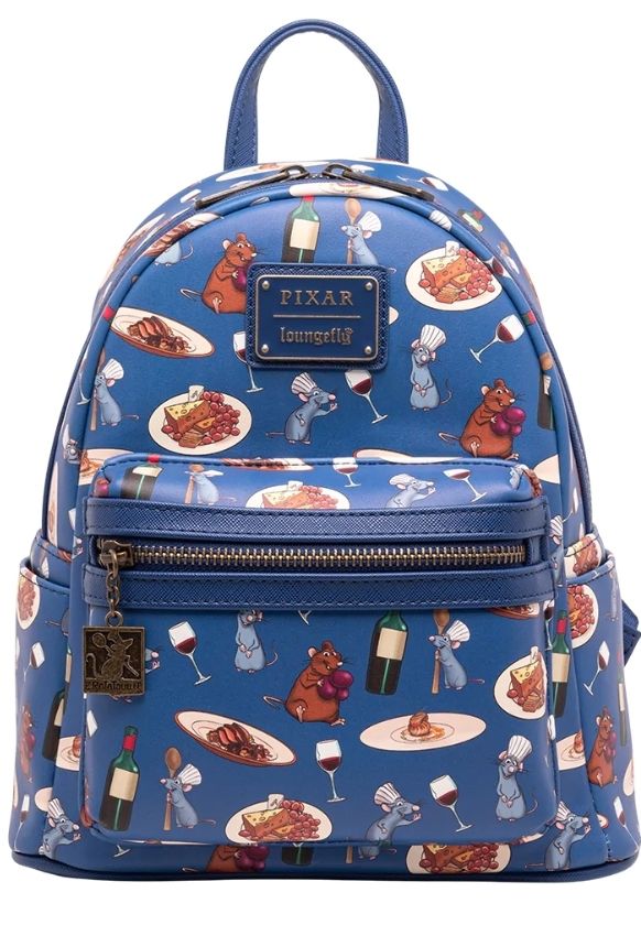 Customer photo review of 707 Street Exclusive -  Loungefly Disney Pixar Ratatouille Remy and Emile Allover Print Mini Backpack