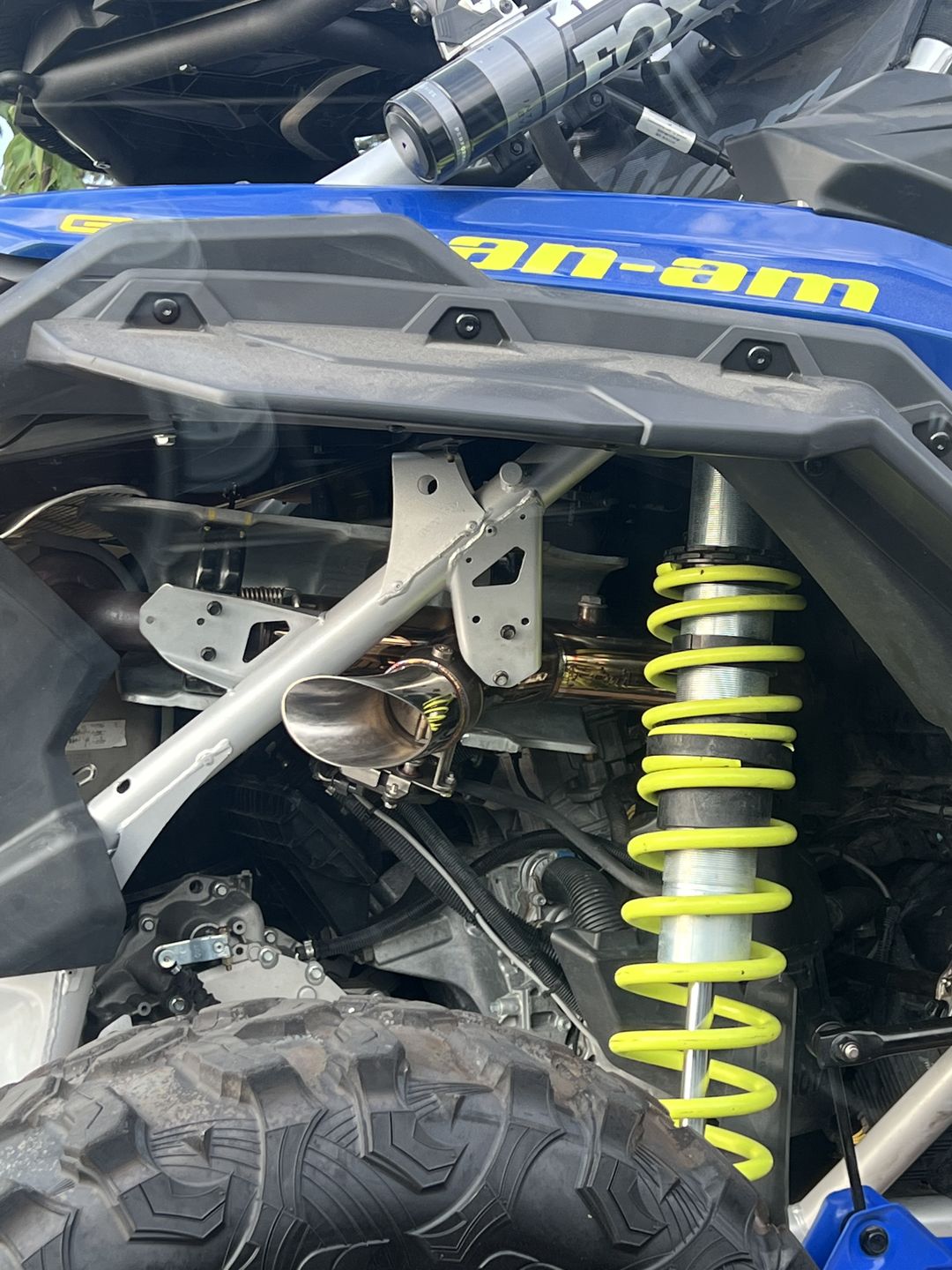 Customer photo review of RPMSxS Can-Am X3 E-Valve 3" Electronic Dump Valve Exhaust / Mid pipe