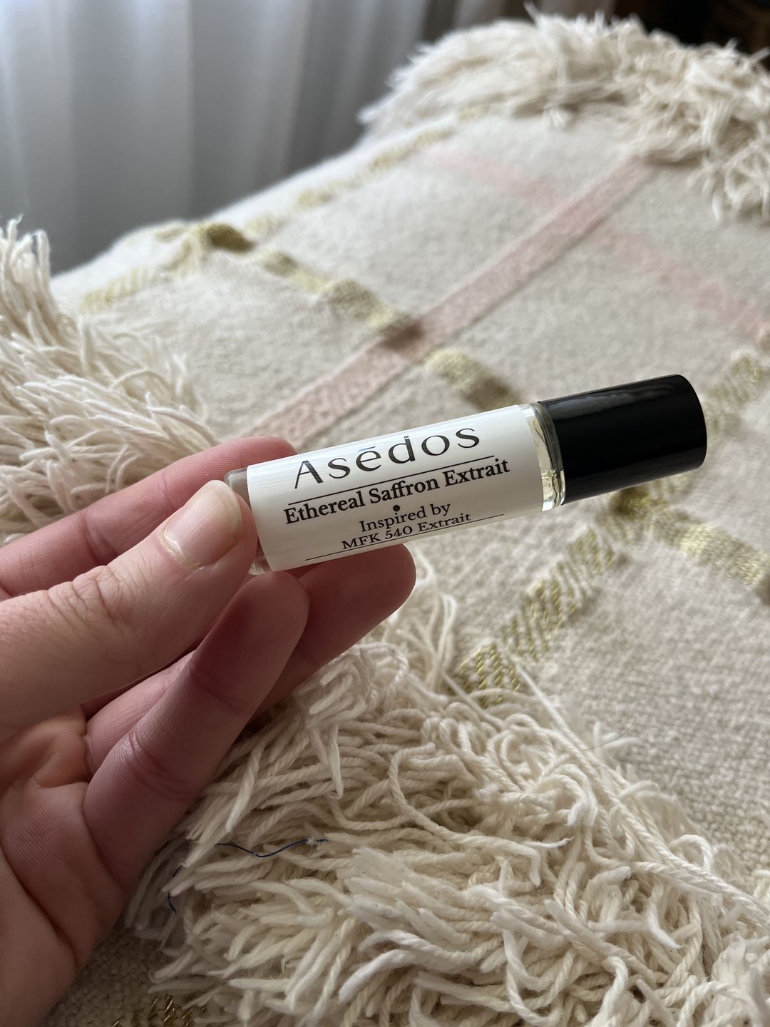 Customer photo review of ETHEREAL SAFFRON EXTRAIT PERFUME OIL