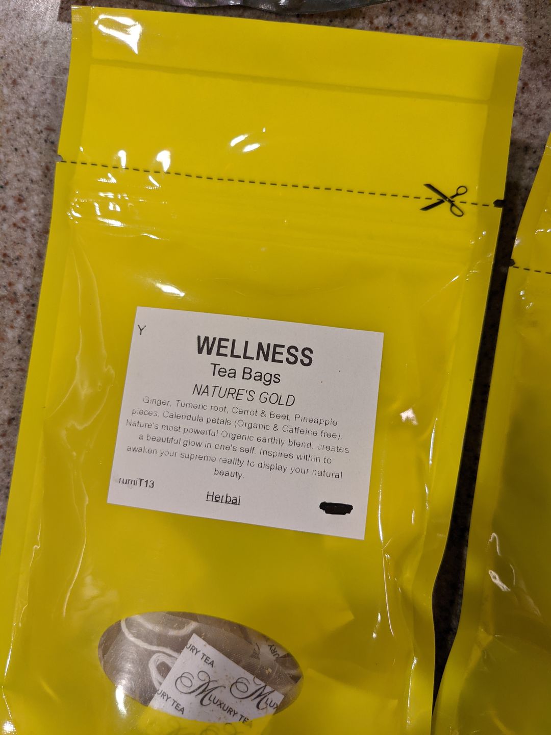 Customer photo review of Nature's Gold Organic Herbal Teabag
