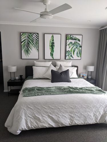 Customer photo review of Tropical Leaves in Trio