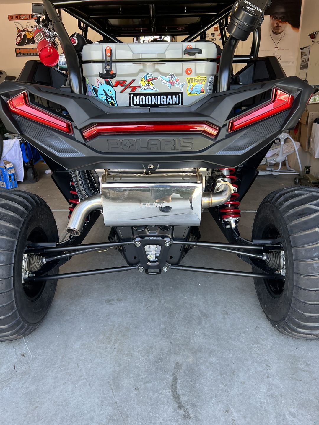 Customer photo review of 2016-2022 Polaris RZR XPT Turbo Sport Muffler, Slip-On Catless Sport Muffler
