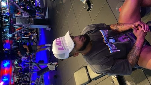 Customer photo review of Death Row Records Inspired Retro Oversized Tee - Prime Sports Nutrition