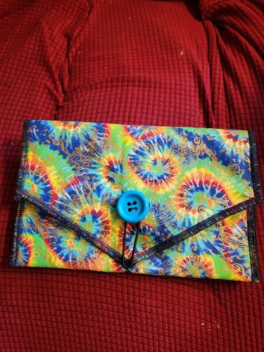 Customer photo review of Busy Day Tablet Case | Digital PDF Pattern