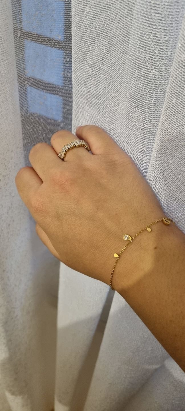 Customer photo review of Cristallo Ring | 18K vergoldet