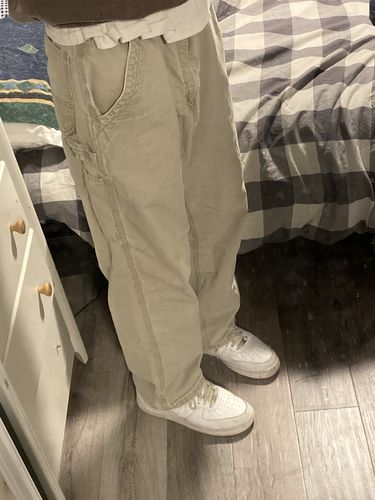 Customer photo review of Carhartt Carpenter Work Pants Size 36 x 32