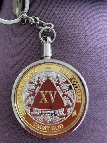 Customer photo review of 1 to 50 Year 40mm Gold & Silver AA Medallions - Bi-Plate Fancy Chips/Coins