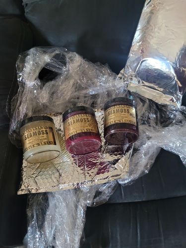 Customer photo review of The Wellness Trio Sea Moss Gel Combo