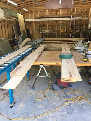 Customer photo review of 3 inch X 70 FT Premium Zirconia Woodworking Drum Sander Roll