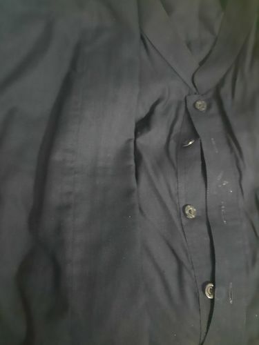 Customer photo review of Crown Fine Quality Wash and Wear ( Unstitched ) Navy Blue