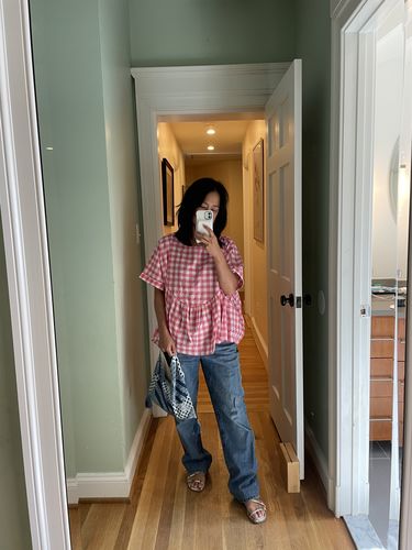 Customer photo review of MAUI TOP | ROSE CHEX