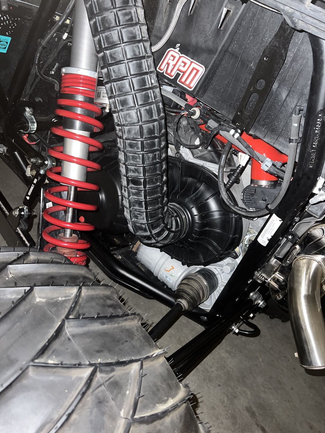 Customer photo review of RPM-SxS Polaris RZR PRO XP & Turbo R Silicone Intake & Charge Tube SET