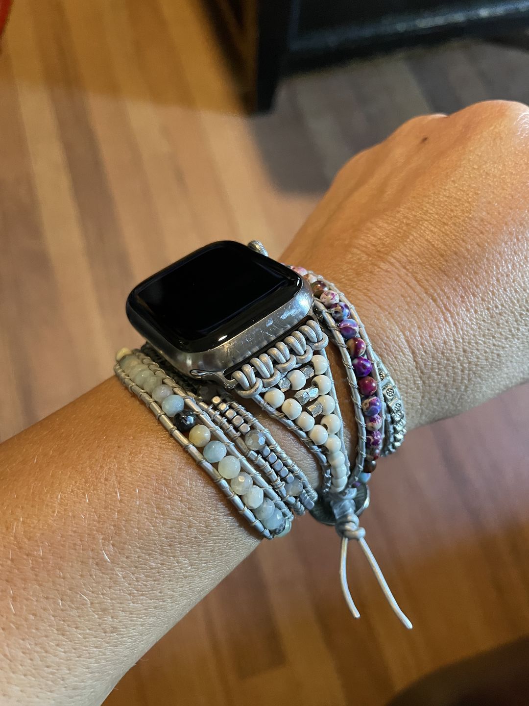 Customer photo review of Healing Turquoise Protection Apple Watch Strap
