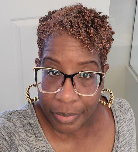 Customer photo review of Temporary Hair Color Gel - Blush