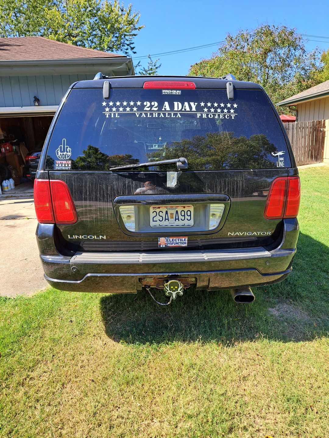 Customer photo review of Pro Gun Anti Idiot Decal