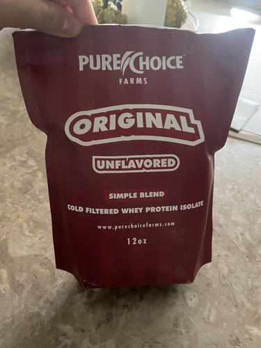 Customer photo review of Original (unflavored) Whey Protein Isolate
