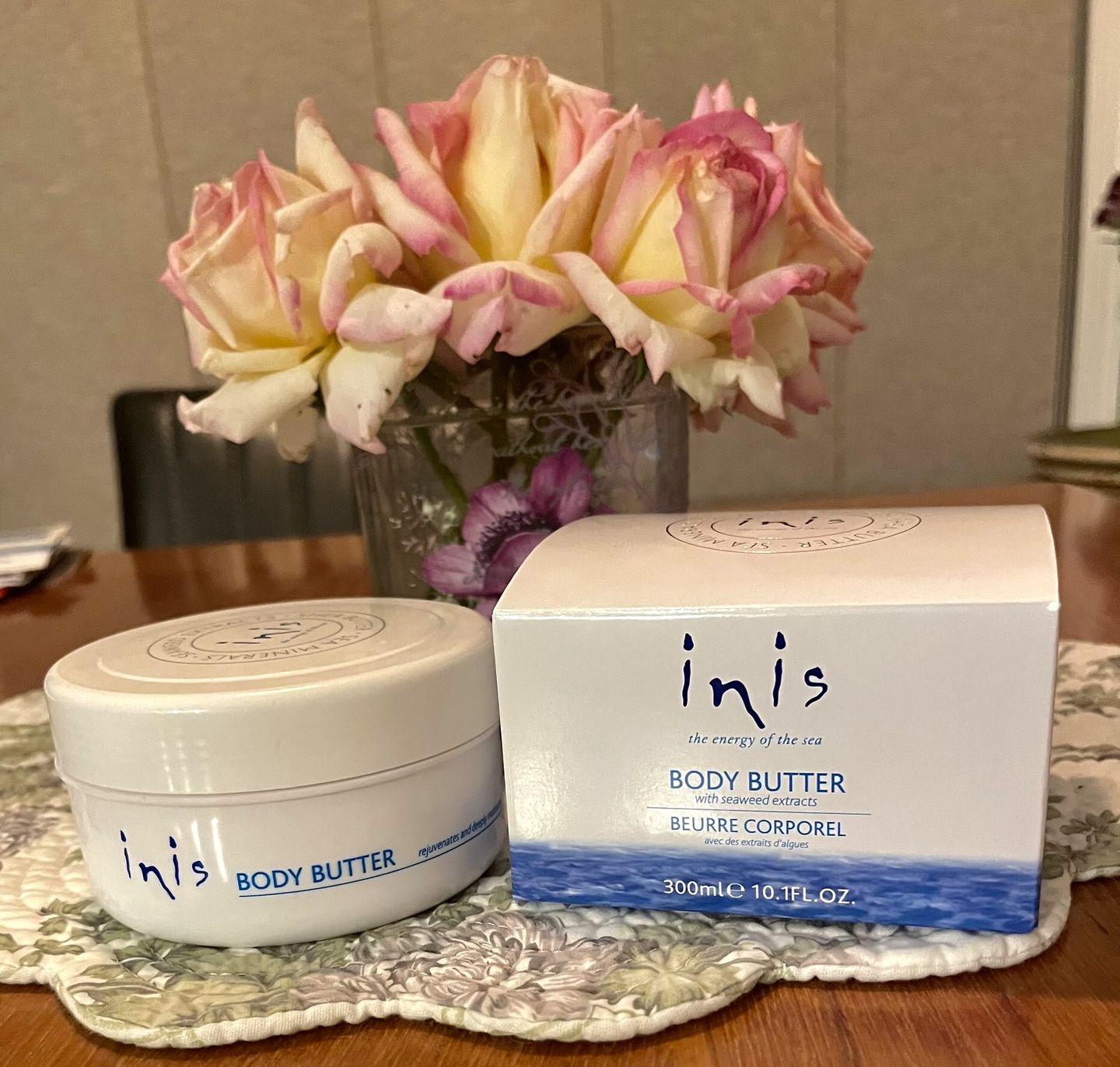 Customer photo review of Inis Body Butter 300ml/10.1 oz.