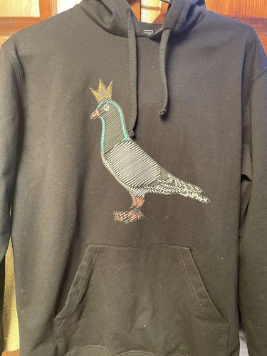 Customer photo review of Hoodie Draw Negra