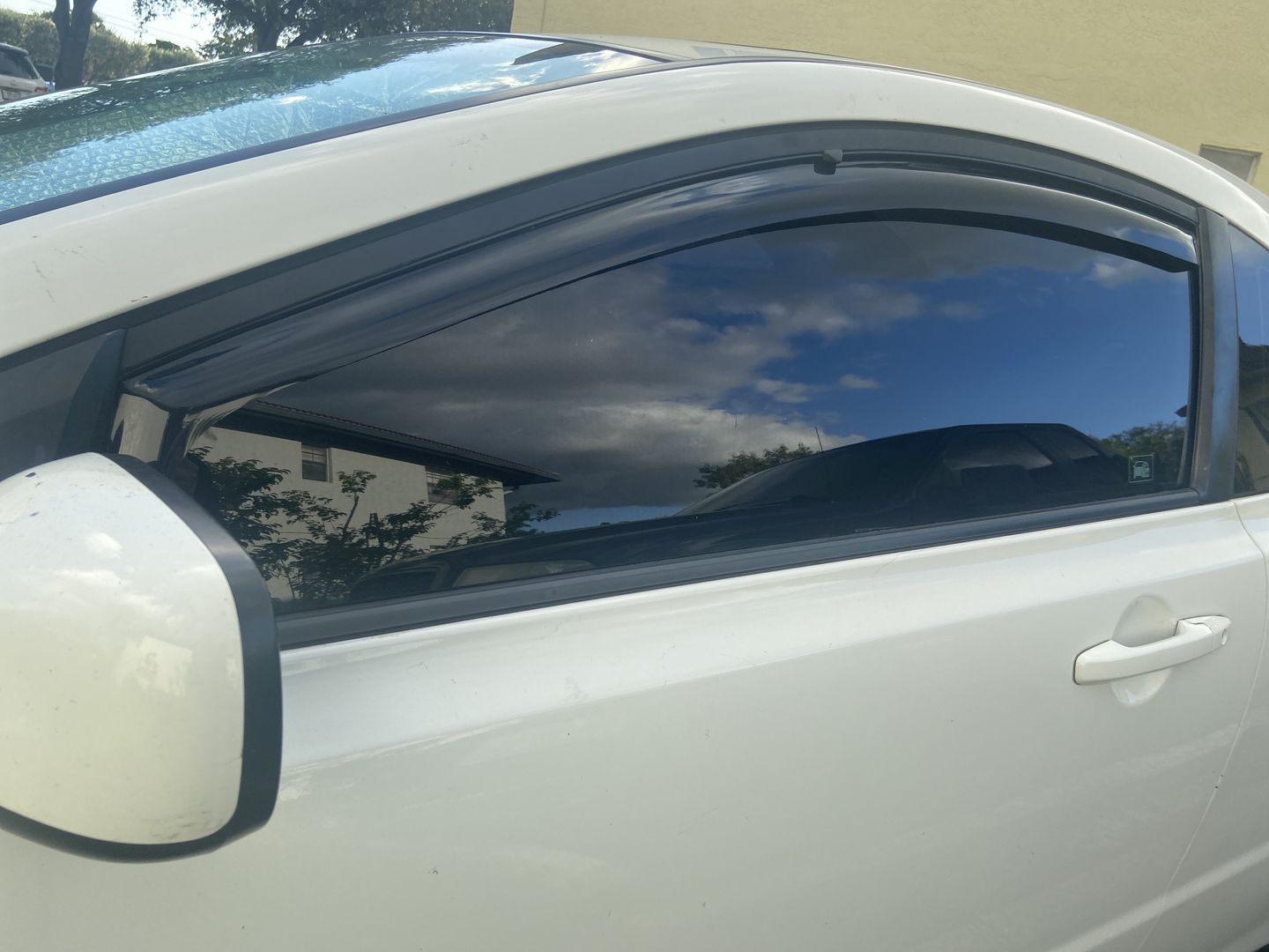 Customer photo review of 2006-11 Honda Civic Coupe Window Visors Wind Deflectors Rain Guards