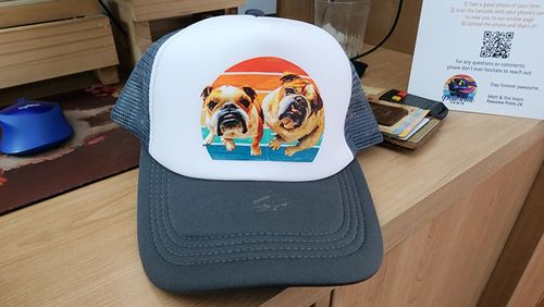 Customer photo review of PET PORTRAIT CAP