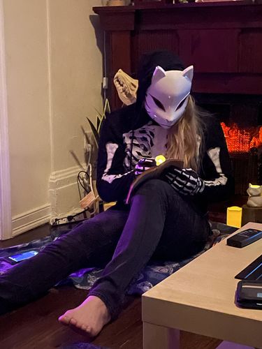 Customer photo review of NEV Punk Skeleton Claw Gloves